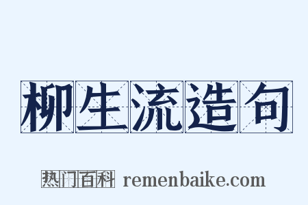 柳生流造句是什么意思的图片